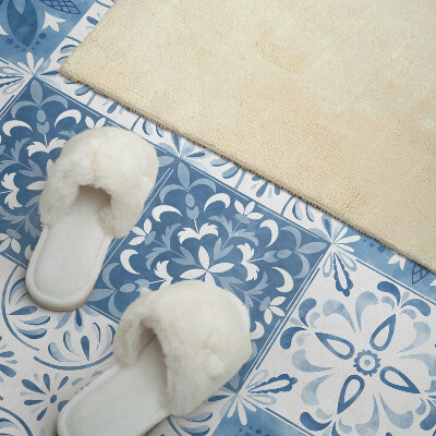 Rev?tement mural Carreaux floraux dans un arrangement harmonieux