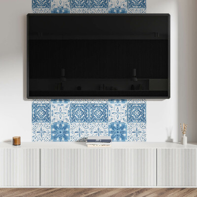 Rev?tement mural Carreaux floraux dans un arrangement harmonieux