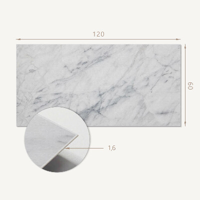 Panneau décoratif mural Composition en marbre aux veines délicates