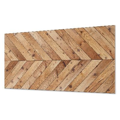 Panneau mural Disposition diagonale des planches selon un motif graphique