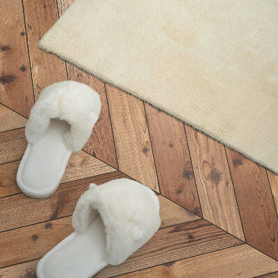 Panneau mural Disposition diagonale des planches selon un motif graphique