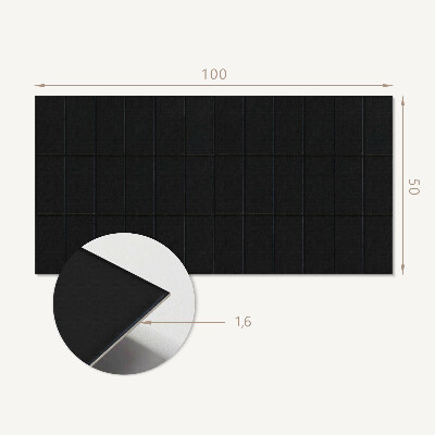 Panneau décoratif mural Motif rectangulaire géométrique