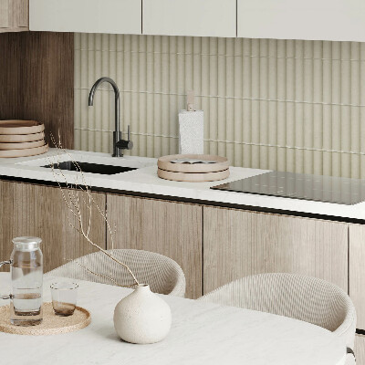 Panneau mural Rayures verticales dans un style élégant