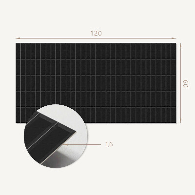 Panneau décoratif mural Motif de boîte dans une disposition symétrique