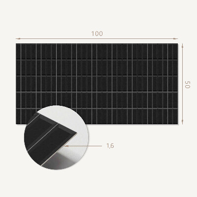 Panneau décoratif mural Motif de boîte dans une disposition symétrique