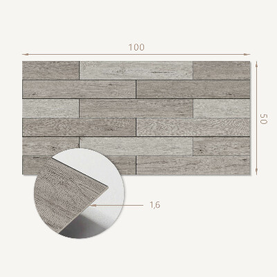 Panneau mural Nuances de bois naturel
