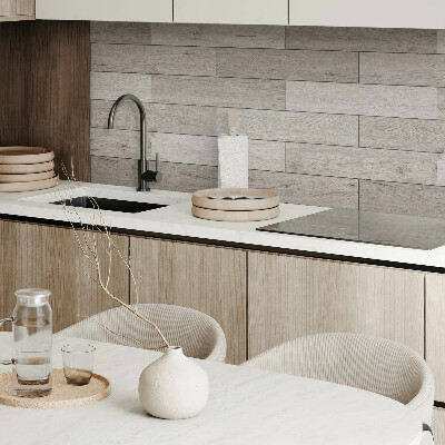 Panneau mural Nuances de bois naturel