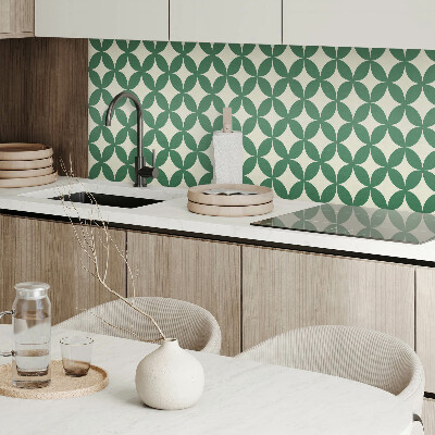 Rev?tement mural Motif feuillu dans une grille