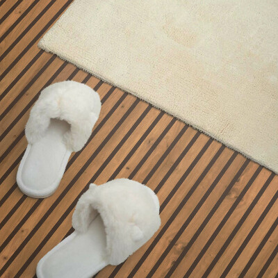 Panneau décoratif mural Planches verticales naturelles dans un ton bois