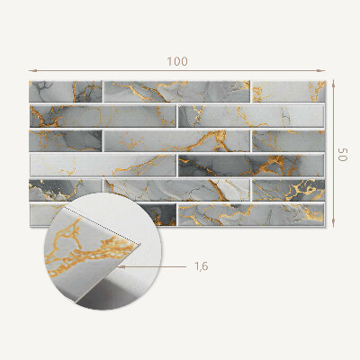 Panneau mural Motif de marbre élégant