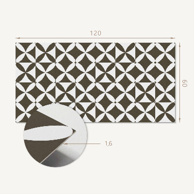 Panneau décoratif mural Motif géométrique dans un style abstrait