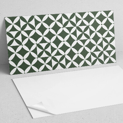 Panneau mural Motif en damier géométrique