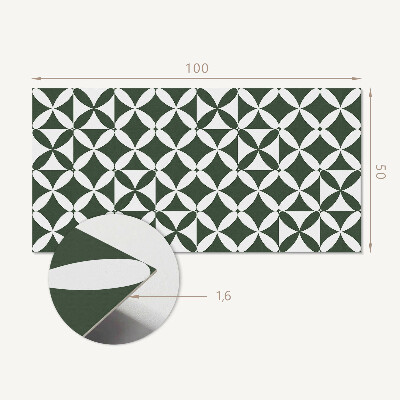 Panneau mural Motif en damier géométrique