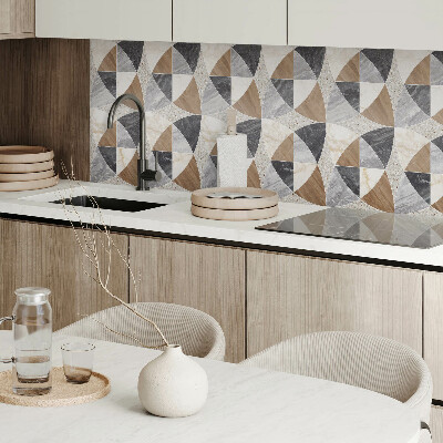 Panneau décoratif mural Motif de carreaux géométriques