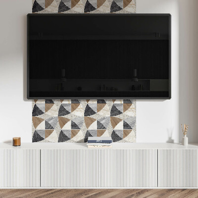 Panneau décoratif mural Motif de carreaux géométriques