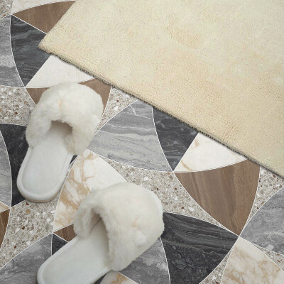 Panneau décoratif mural Motif de carreaux géométriques