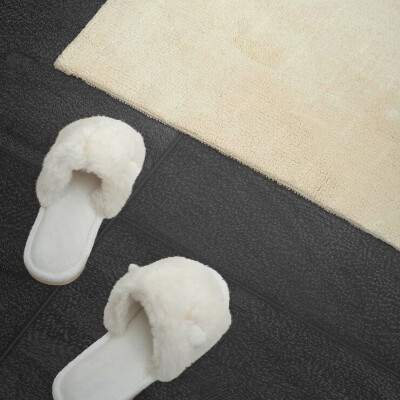 Panneau mural Dalles de pierre dans des tons sombres