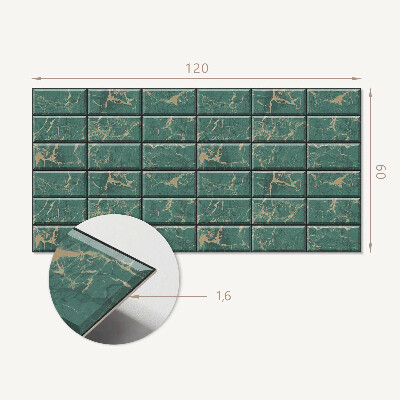 Panneau mural Carreaux de marbre dans un style moderne