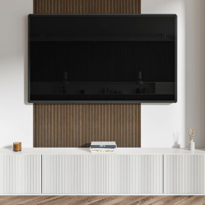 Panneau décoratif mural Planches verticales au style naturel