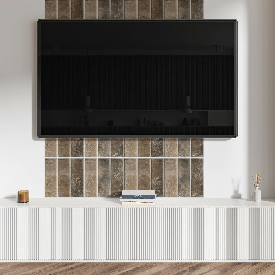 Panneau mural Carreaux ? rayures verticales