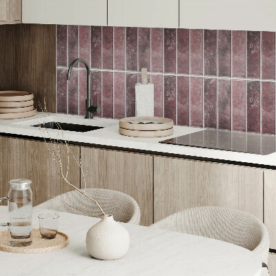 Panneau mural Mosa?que ? rayures verticales