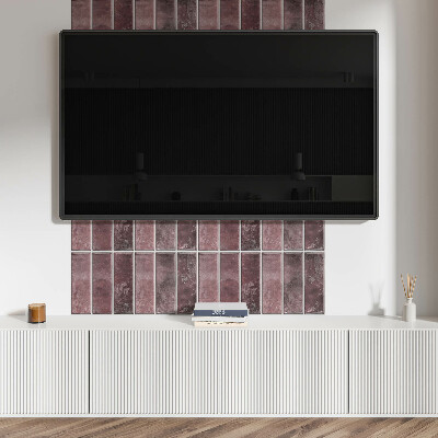 Panneau mural Mosa?que ? rayures verticales