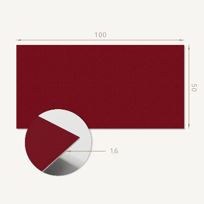 Panneau décoratif mural Accent bordeaux