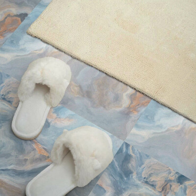 Panneau décoratif Un motif de vagues avec une touche moderne
