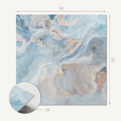Panneau décoratif Un motif de vagues avec une touche moderne