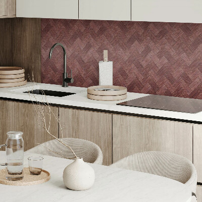 Panneau décoratif Tissages en bois dans la conception