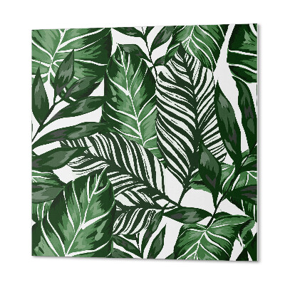 Panneau mural Motif de feuilles tropicales