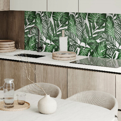 Panneau mural Motif de feuilles tropicales