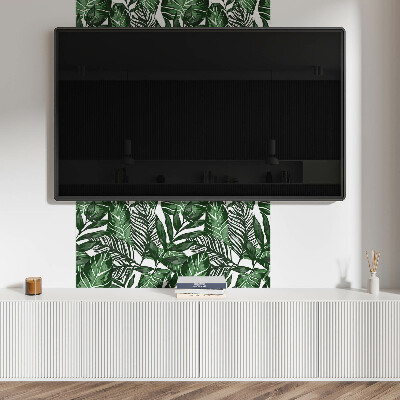 Panneau mural Motif de feuilles tropicales
