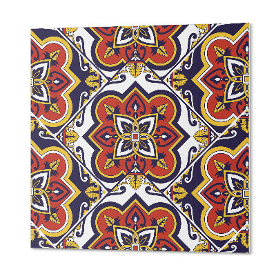 Panneau mural Fleurs décoratives aux motifs complexes