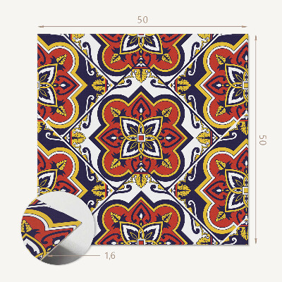 Panneau mural Fleurs décoratives aux motifs complexes