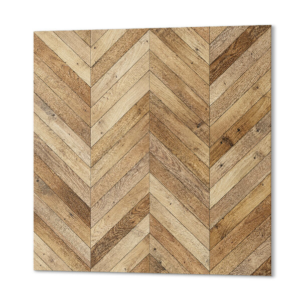Revêtement mural pvc Motif à chevrons en bois