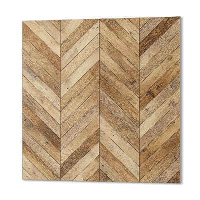 Revêtement mural pvc Motif à chevrons en bois