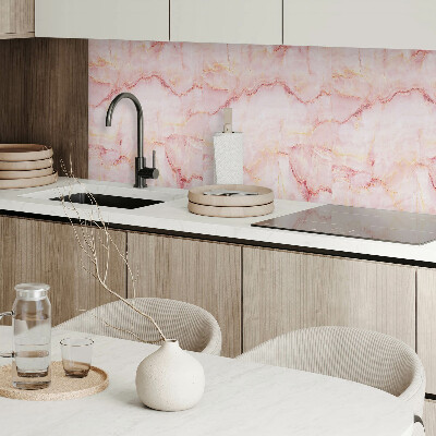 Panneau mural Marbre aux motifs ondulés