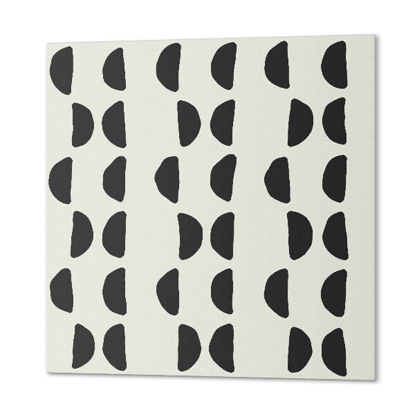 Panneau décoratif Motif en croissant sous une forme abstraite