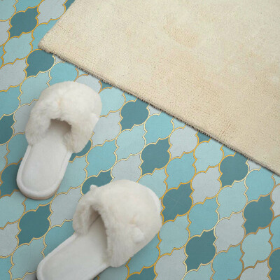 Panneau mural Formes dynamiques en forme ondulée