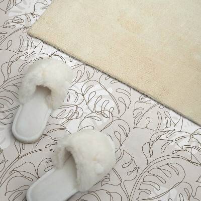 Panneau mural Motif de feuille aux formes ordonnées