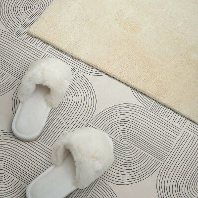 Panneau mural Lignes abstraites dans un style géométrique