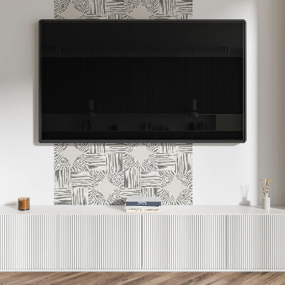 Panneau mural Lignes abstraites dans un style géométrique