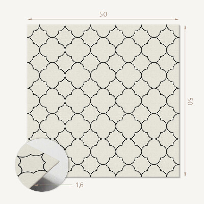 Revêtement mural pvc Fleurs dans un design en maille