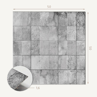 Panneau décoratif Arrangement de carreaux de mosaïque colorés