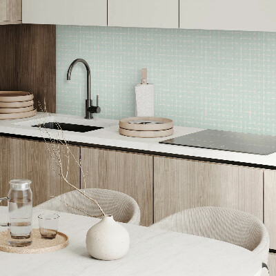 Revêtement mural pvc Géométrie des lignes avec des croix