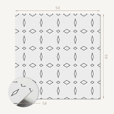 Panneau décoratif Losanges géométriques dans un design moderne