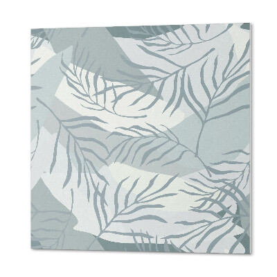 Panneau mural Feuilles tropicales dans une approche artistique