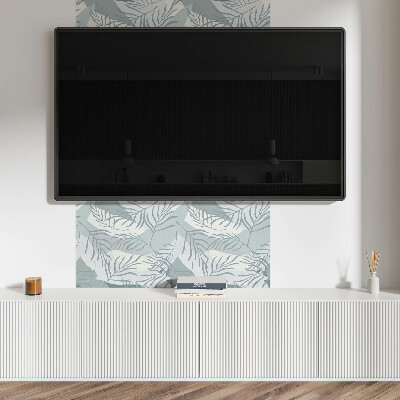 Panneau mural Feuilles tropicales dans une approche artistique