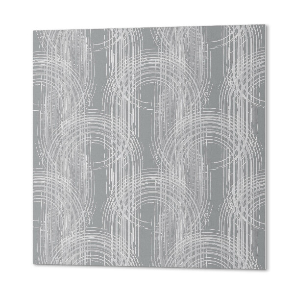 Panneau mural Des cercles dynamiques dans une composition inhabituelle